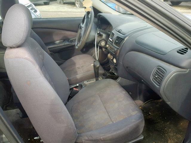 3N1BB51D11L118938 - 2001 NISSAN SENTRA SE GRAY photo 5