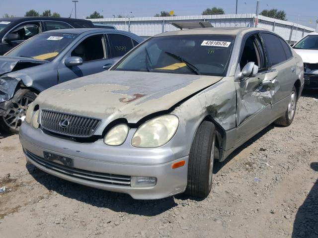 JT8BD69S620169185 - 2002 LEXUS GS 300 GRAY photo 2