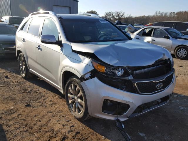 5XYKW4A23DG412573 - 2013 KIA SORENTO SX SILVER photo 1