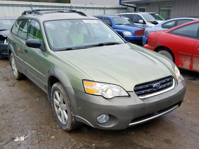 4S4BP61C577310240 - 2007 SUBARU LEGACY OUT GREEN photo 1