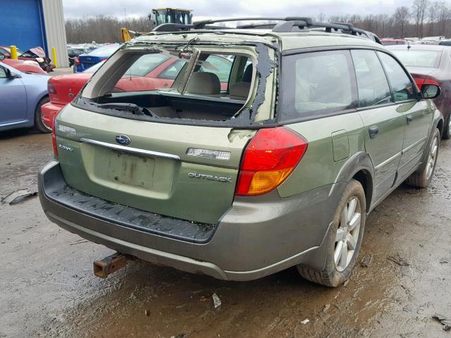 4S4BP61C577310240 - 2007 SUBARU LEGACY OUT GREEN photo 4