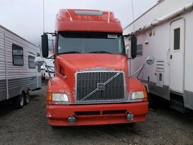 4V4NC9TH53N337259 - 2003 VOLVO VN VNL RED photo 10