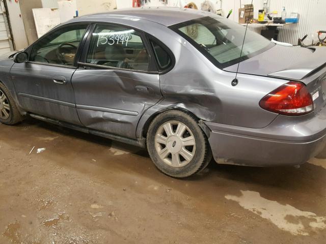 1FAFP56U87A183848 - 2007 FORD TAURUS SEL GRAY photo 9