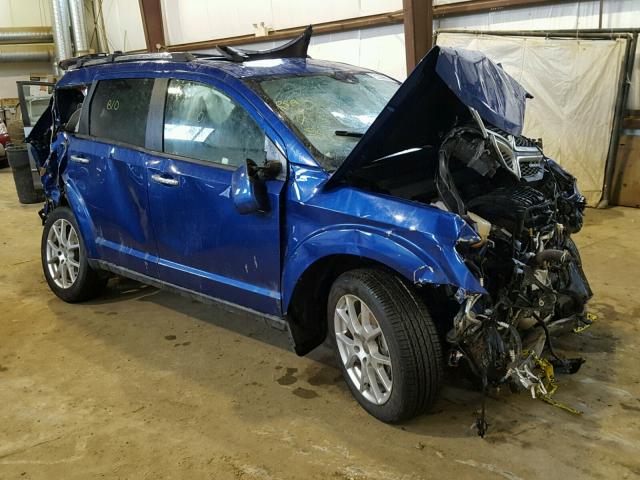 3C4PDDFG3FT596702 - 2015 DODGE JOURNEY R/ BLUE photo 1