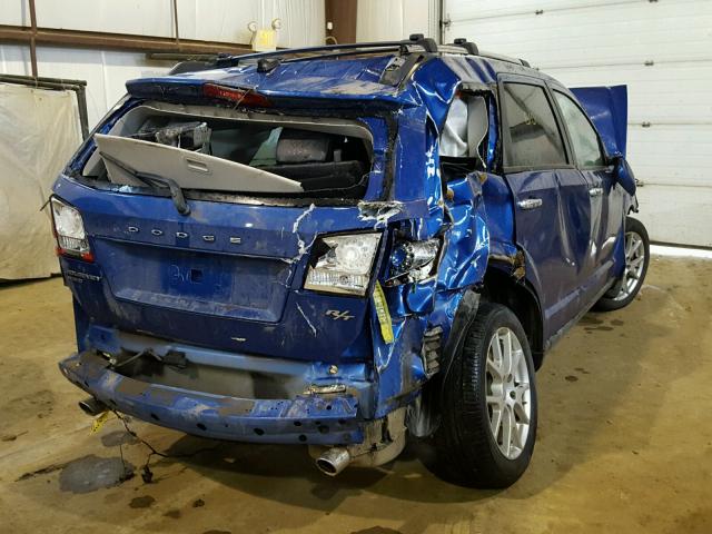 3C4PDDFG3FT596702 - 2015 DODGE JOURNEY R/ BLUE photo 4