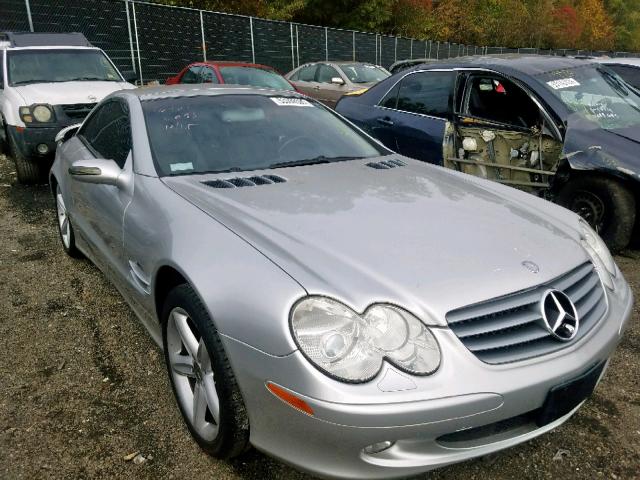 WDBSK75F24F078001 - 2004 MERCEDES-BENZ SL 500 SILVER photo 1