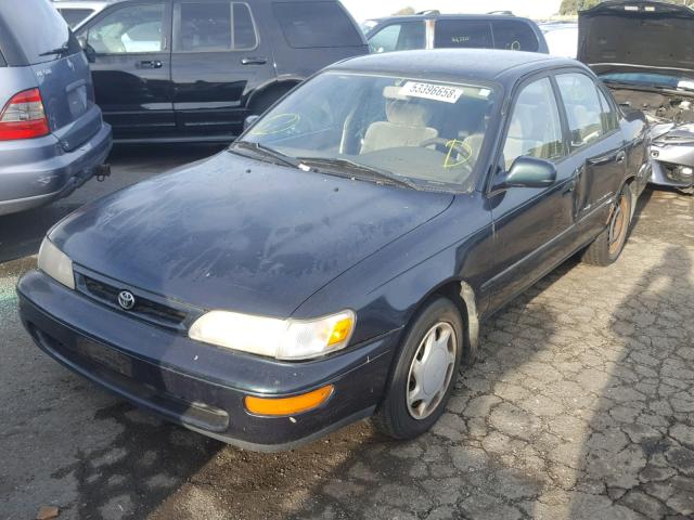 1NXBB02E0TZ378386 - 1996 TOYOTA COROLLA DX GREEN photo 2