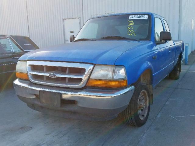 1FTYR14C7XPB79979 - 1999 FORD RANGER SUP BLUE photo 2