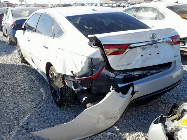 4T1BK1EB5GU232434 - 2016 TOYOTA AVALON XLE WHITE photo 3