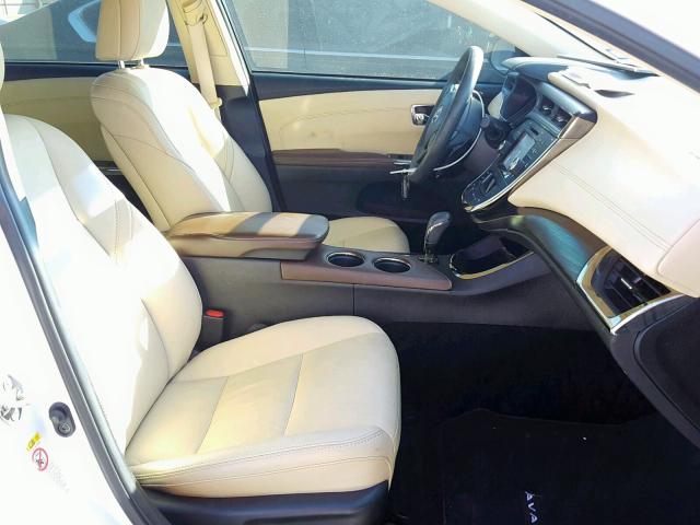 4T1BK1EB5GU232434 - 2016 TOYOTA AVALON XLE WHITE photo 5