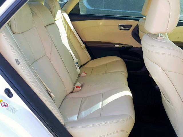 4T1BK1EB5GU232434 - 2016 TOYOTA AVALON XLE WHITE photo 6