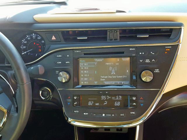 4T1BK1EB5GU232434 - 2016 TOYOTA AVALON XLE WHITE photo 9