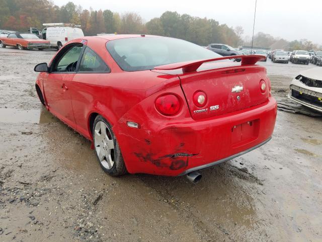 1G1AM15B267728100 - 2006 CHEVROLET COBALT SS RED photo 3