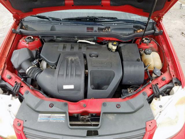 1G1AM15B267728100 - 2006 CHEVROLET COBALT SS RED photo 7