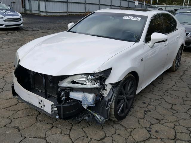 JTHBE1BL0D5024703 - 2013 LEXUS GS 350 WHITE photo 2