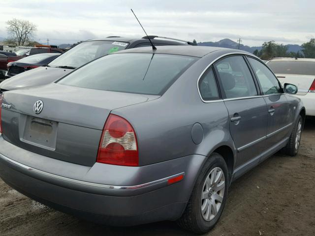 WVWPD63B73P452316 - 2003 VOLKSWAGEN PASSAT GLS SILVER photo 4