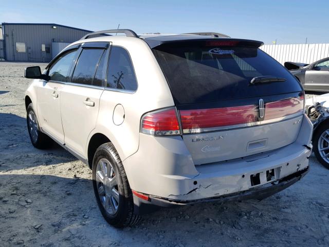 2LMDU68C47BJ21730 - 2007 LINCOLN MKX TAN photo 3