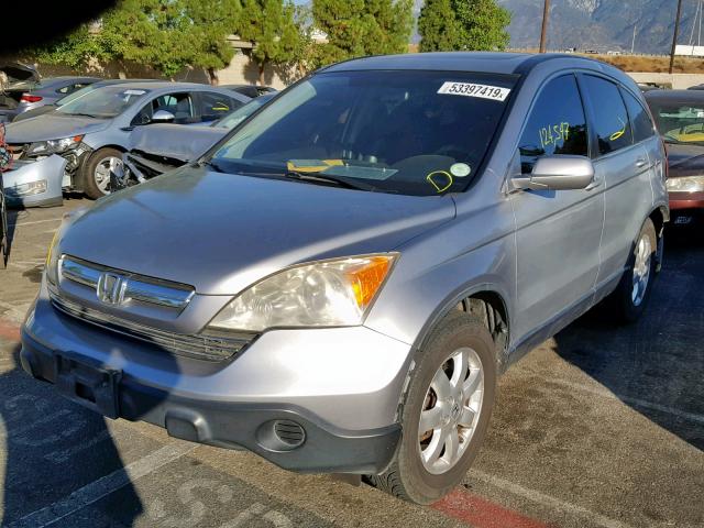 JHLRE48797C003931 - 2007 HONDA CR-V EXL SILVER photo 2