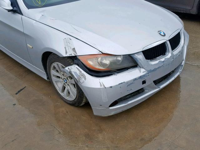 WBAVB13516KX48649 - 2006 BMW 325XI SILVER photo 9