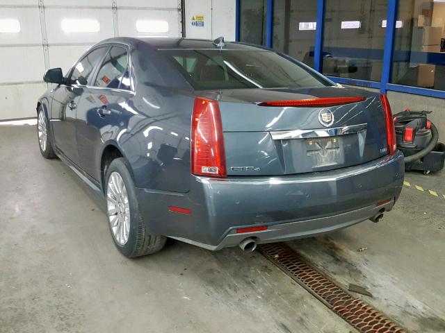 1G6DS5EV7A0115275 - 2010 CADILLAC CTS PREMIU BLUE photo 3