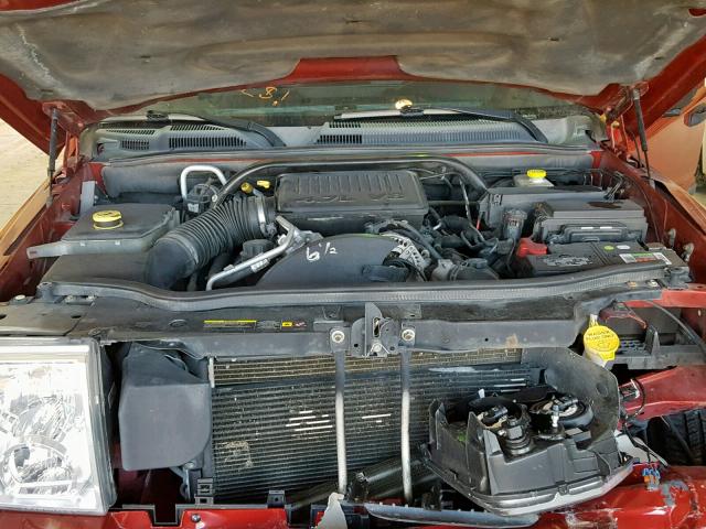 1J8HG48N96C131367 - 2006 JEEP COMMANDER RED photo 7