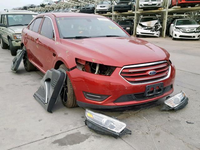 1FAHP2H84EG171441 - 2014 FORD TAURUS SEL RED photo 1