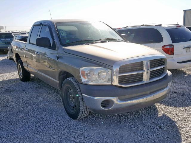 1D7HA18K27J540150 - 2007 DODGE RAM 1500 S TAN photo 1