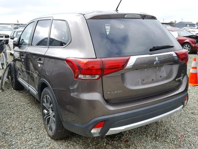 JA4AZ3A31GZ012968 - 2016 MITSUBISHI OUTLANDER CHARCOAL photo 3