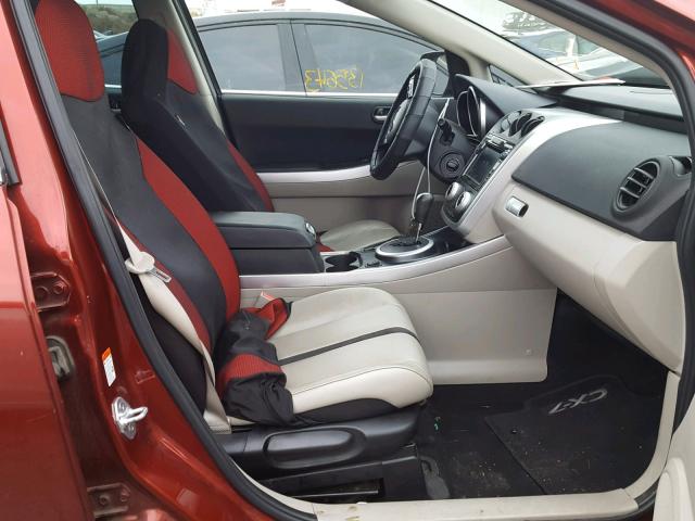 JM3ER29L770110100 - 2007 MAZDA CX-7 RED photo 5