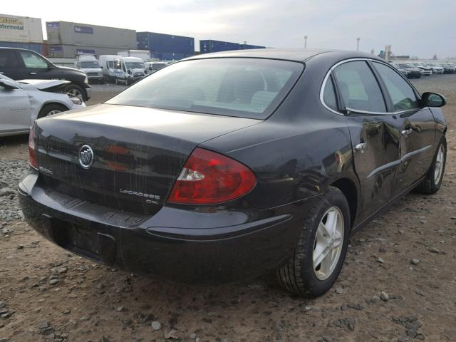 2G4WC582761280058 - 2006 BUICK LACROSSE C BLACK photo 4