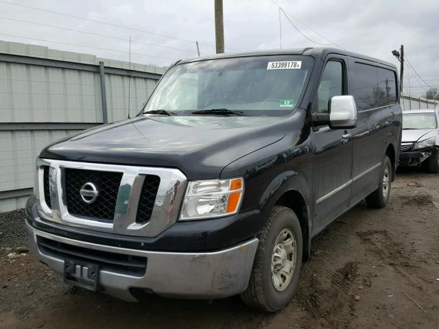 1N6BF0KM9CN114736 - 2012 NISSAN NV 1500 BLACK photo 2