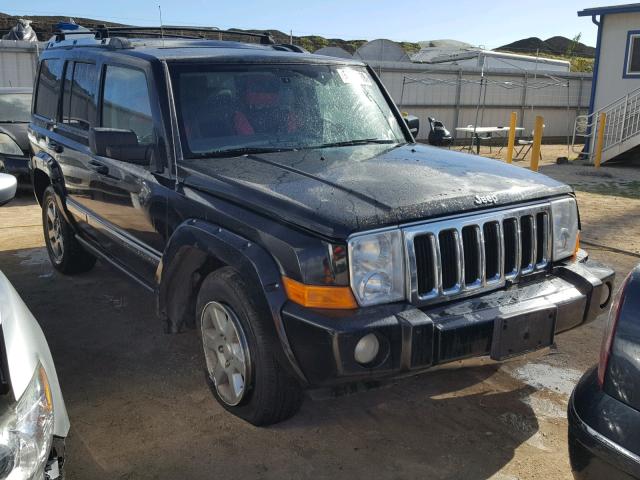 1J8HG58N36C338018 - 2006 JEEP COMMANDER BLACK photo 1