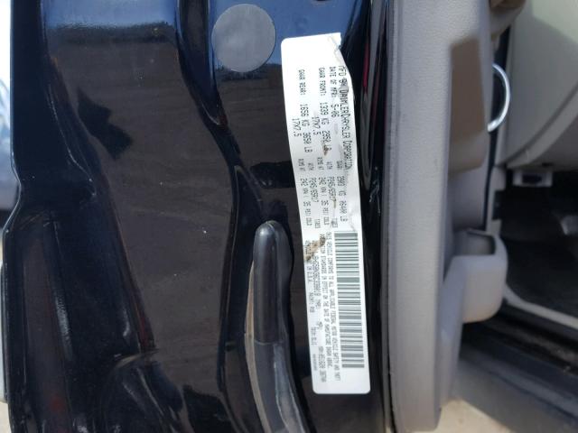 1J8HG58N36C338018 - 2006 JEEP COMMANDER BLACK photo 10