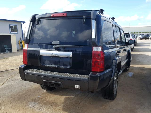 1J8HG58N36C338018 - 2006 JEEP COMMANDER BLACK photo 4