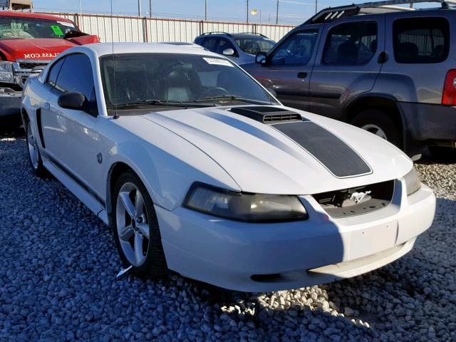 1FAFP42R04F148599 - 2004 FORD MUSTANG MA WHITE photo 1