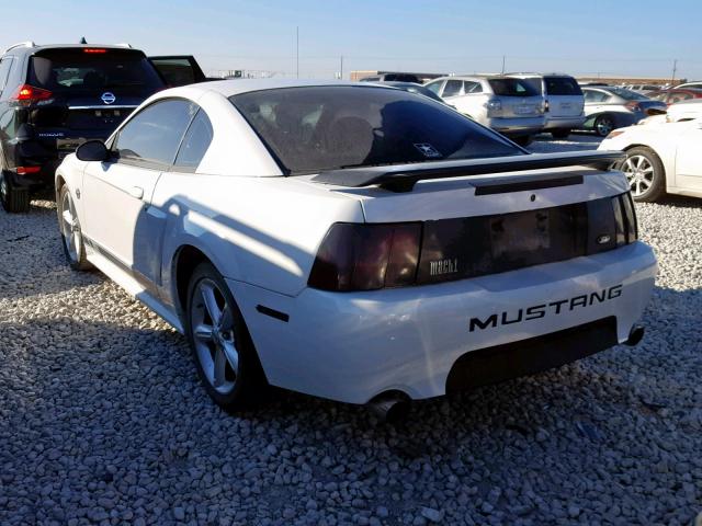1FAFP42R04F148599 - 2004 FORD MUSTANG MA WHITE photo 3