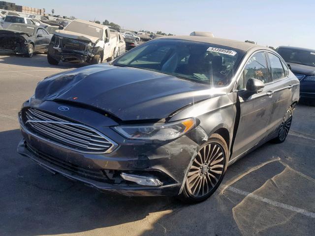 3FA6P0D99JR206200 - 2018 FORD FUSION TIT CHARCOAL photo 2