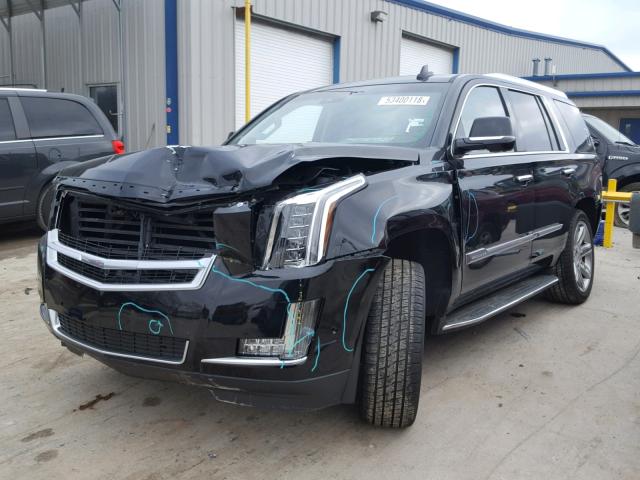 1GYS3BKJ4JR317756 - 2018 CADILLAC ESCALADE L BLACK photo 2