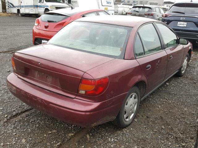 1G8ZH52822Z227778 - 2002 SATURN SL1 MAROON photo 4