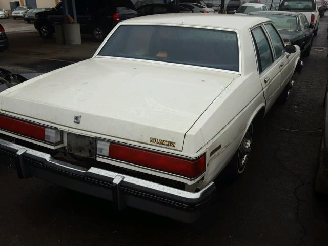 1G4BP69Y8FX491705 - 1985 BUICK LESABRE LI WHITE photo 4