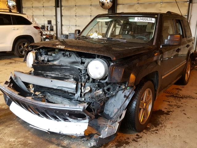 1J8FF48W18D541256 - 2008 JEEP PATRIOT LI BLACK photo 2