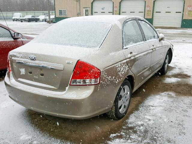 KNAFE121675465383 - 2007 KIA SPECTRA EX GOLD photo 4