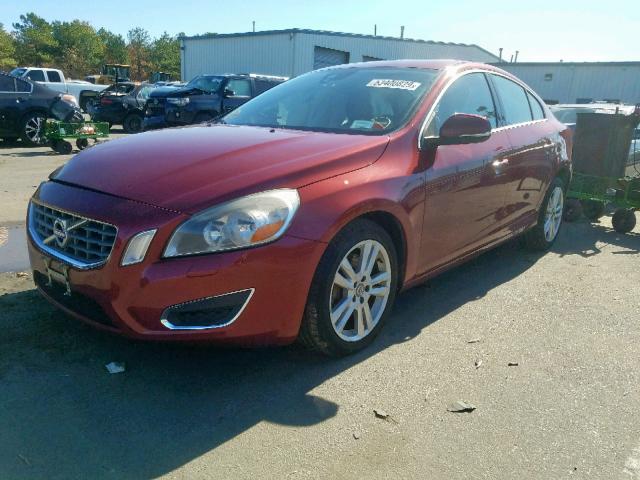 YV1622FS5C2043678 - 2012 VOLVO S60 T5 RED photo 2