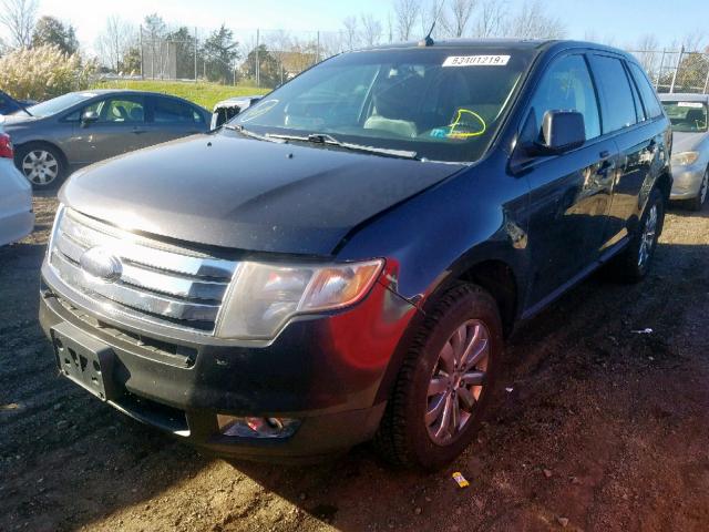 2FMDK48C37BB39383 - 2007 FORD EDGE SEL GRAY photo 2