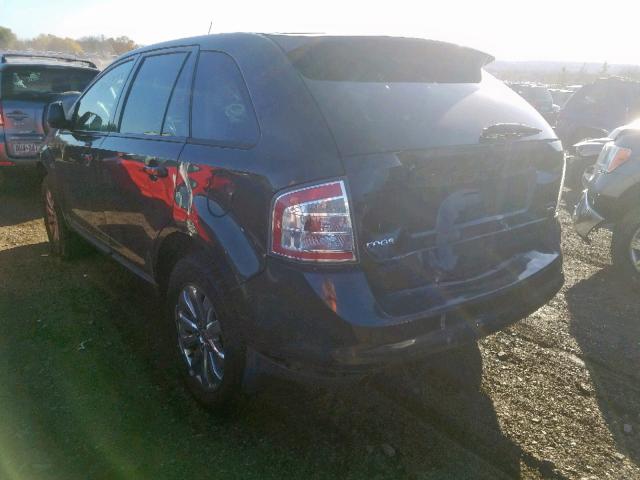 2FMDK48C37BB39383 - 2007 FORD EDGE SEL GRAY photo 3