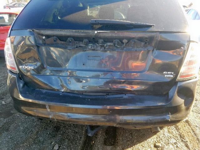 2FMDK48C37BB39383 - 2007 FORD EDGE SEL GRAY photo 9