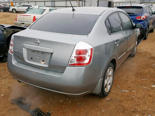 3N1AB61E58L759644 - 2008 NISSAN SENTRA 2.0 GRAY photo 4