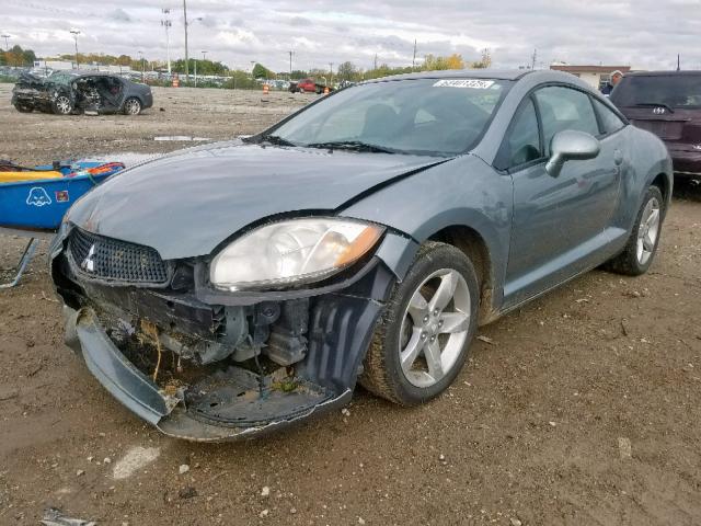 4A3AK24F69E024602 - 2009 MITSUBISHI ECLIPSE GS GRAY photo 2