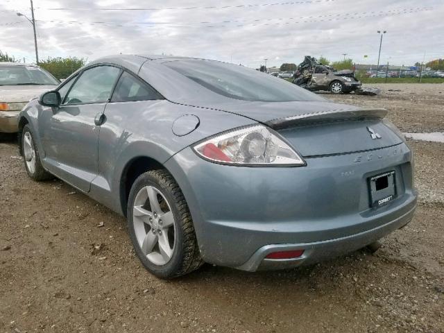 4A3AK24F69E024602 - 2009 MITSUBISHI ECLIPSE GS GRAY photo 3