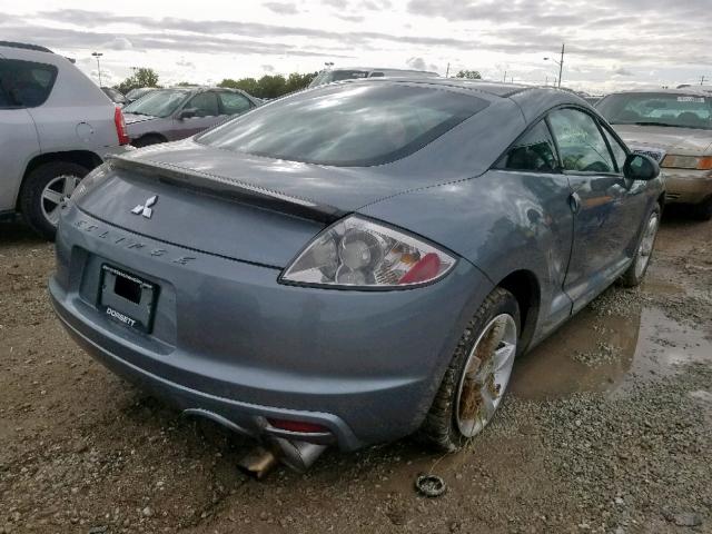 4A3AK24F69E024602 - 2009 MITSUBISHI ECLIPSE GS GRAY photo 4